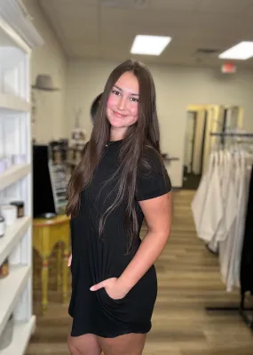Short sleeve Round neck dress