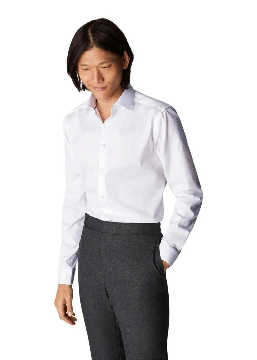 Signature twill shirt - White