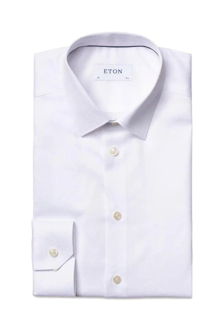 Signature twill shirt - White