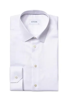 Signature twill shirt - White