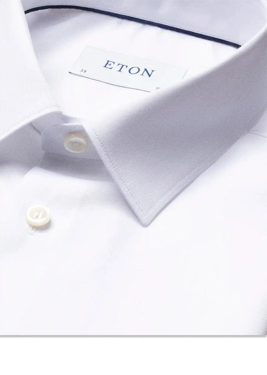 Signature twill shirt - White