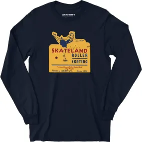 Skateland - Los Angeles, CA - Vintage Roller Rink - Long Sleeve T-Shirt