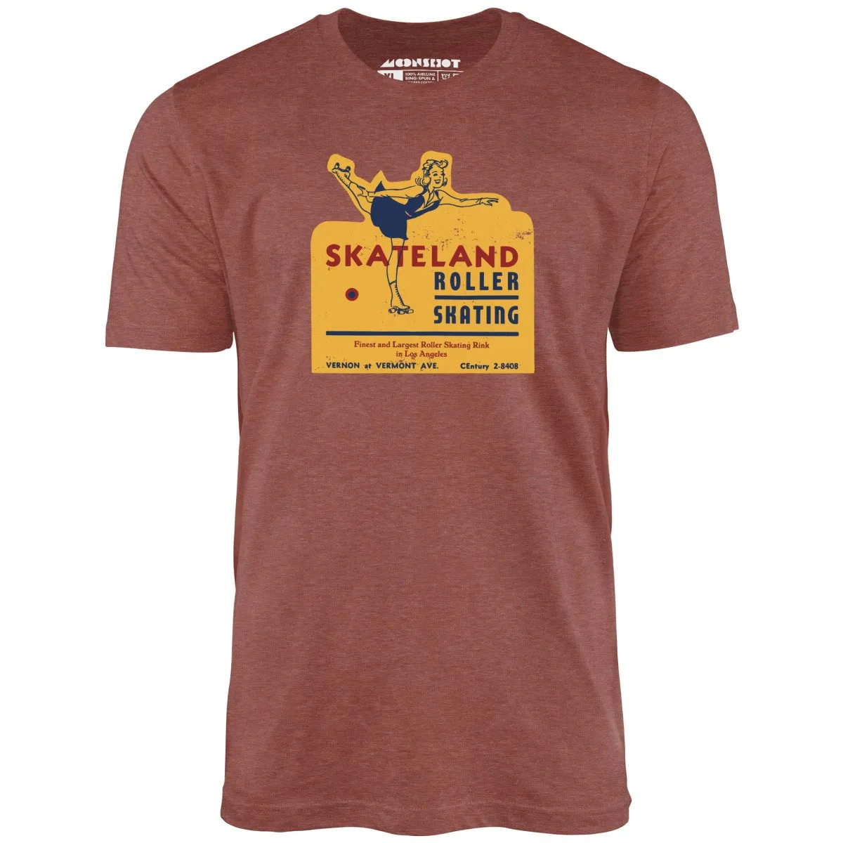 Skateland - Los Angeles, CA - Vintage Roller Rink - Unisex T-Shirt