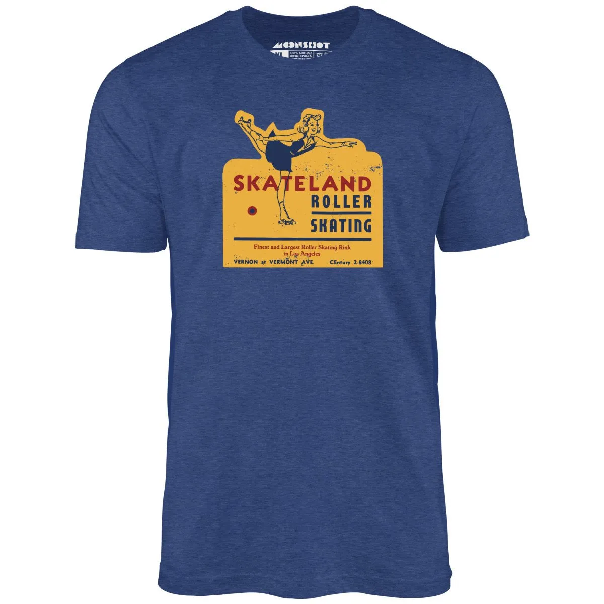 Skateland - Los Angeles, CA - Vintage Roller Rink - Unisex T-Shirt