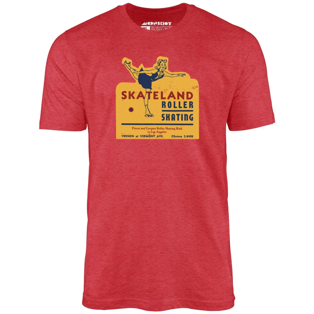 Skateland - Los Angeles, CA - Vintage Roller Rink - Unisex T-Shirt
