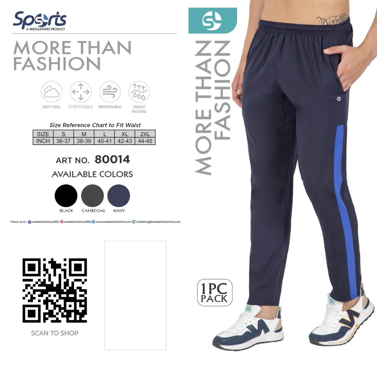 Sports Wear Trackpants 80014