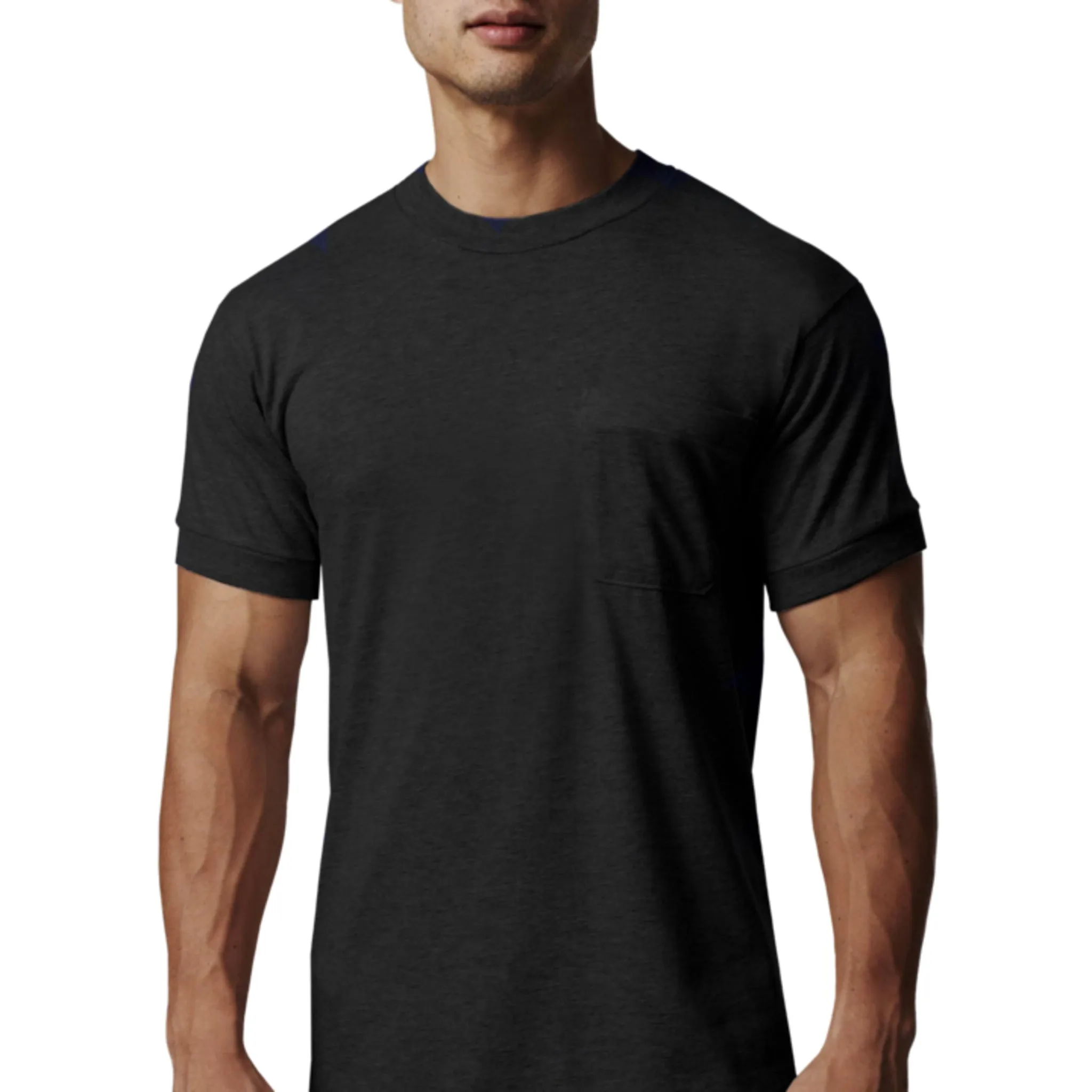 Stanfield's Men's T-Shirts 5771 - DryFX Cotton/Poly Blend, Moisture-Wicking, Antimicrobial, Rib Cuffs, Pack of 3, Durable & Comfortable | Sizes M-5XL