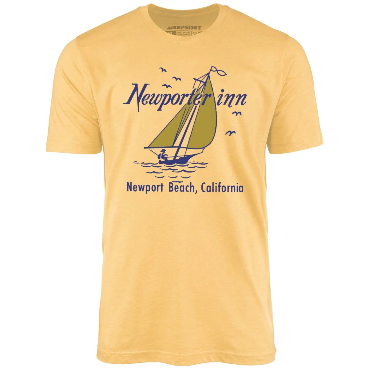 The Newporter Inn v2 - Newport Beach, CA - Vintage Hotel - Unisex T-Shirt