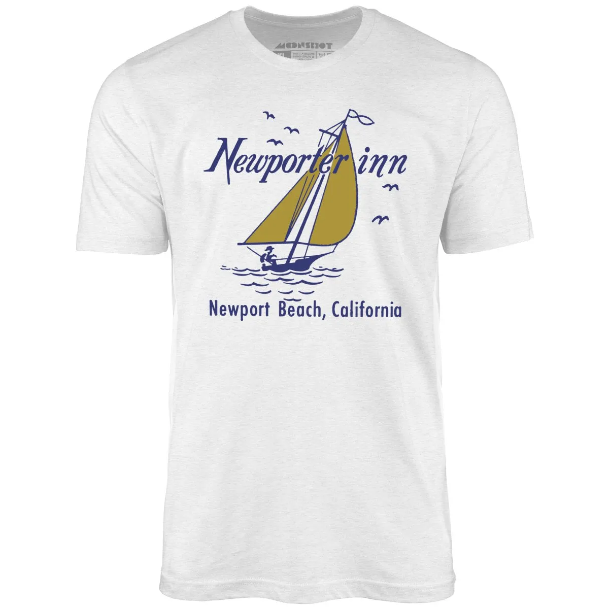 The Newporter Inn v2 - Newport Beach, CA - Vintage Hotel - Unisex T-Shirt
