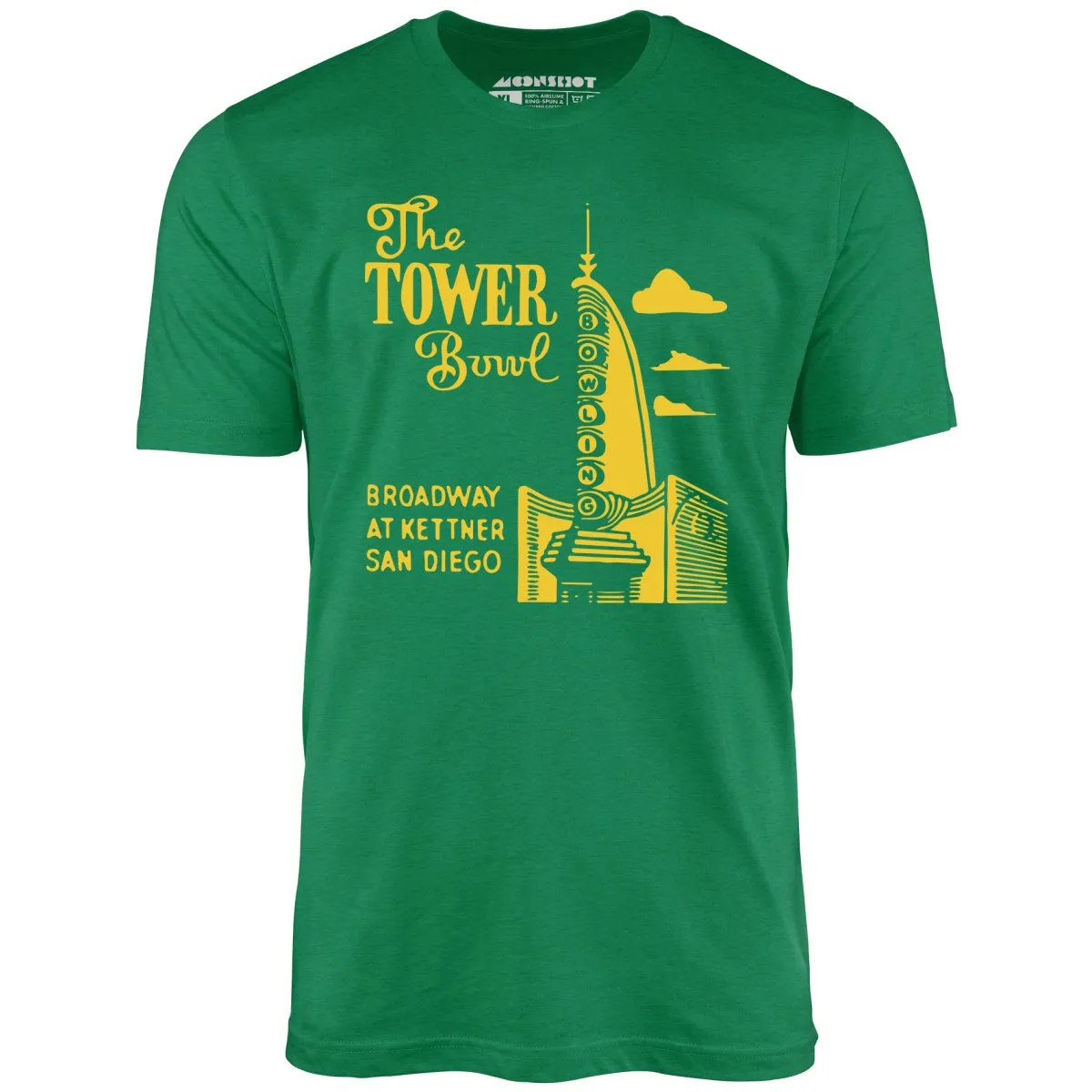 The Tower Bowl - San Diego, CA - Vintage Bowling Alley - Unisex T-Shirt