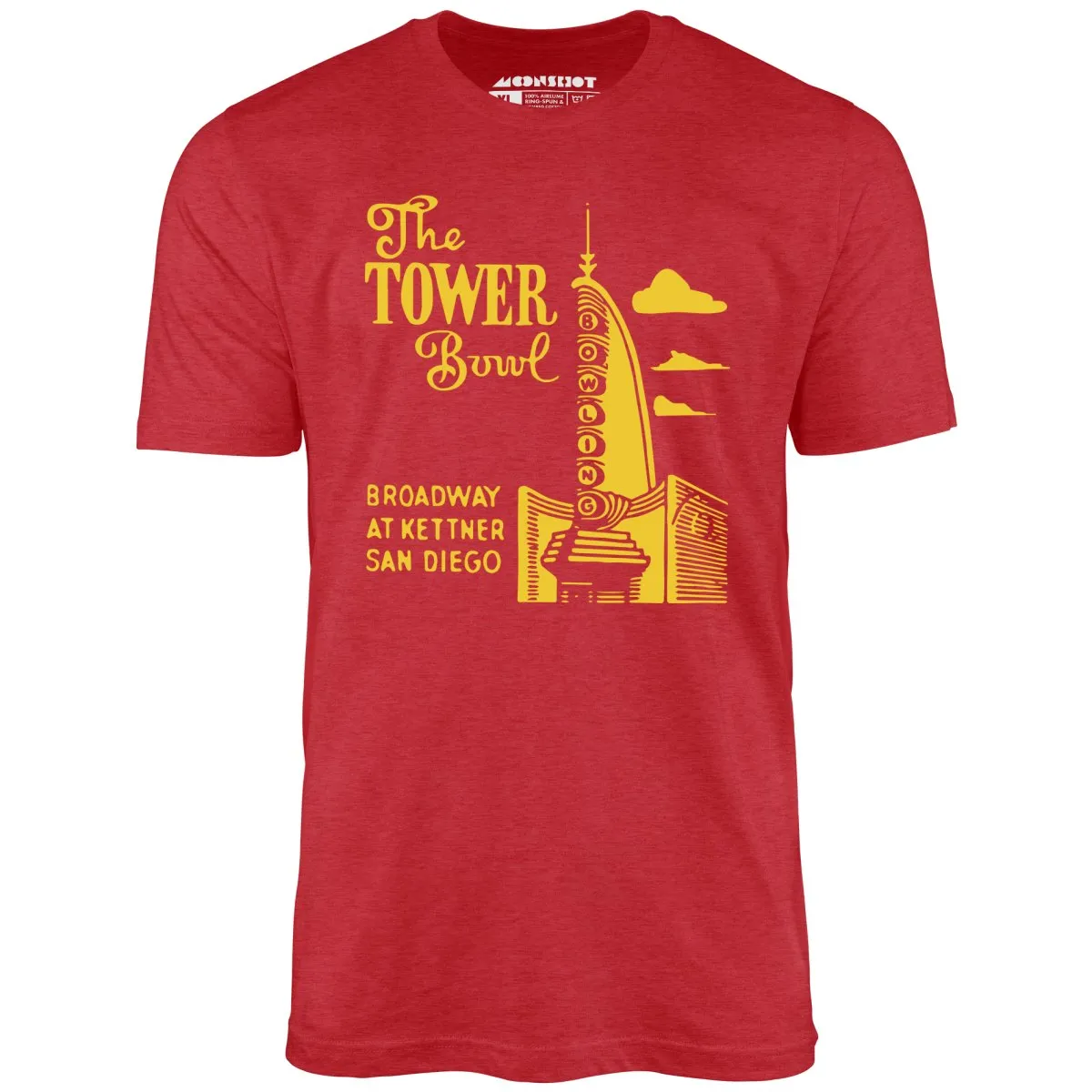 The Tower Bowl - San Diego, CA - Vintage Bowling Alley - Unisex T-Shirt