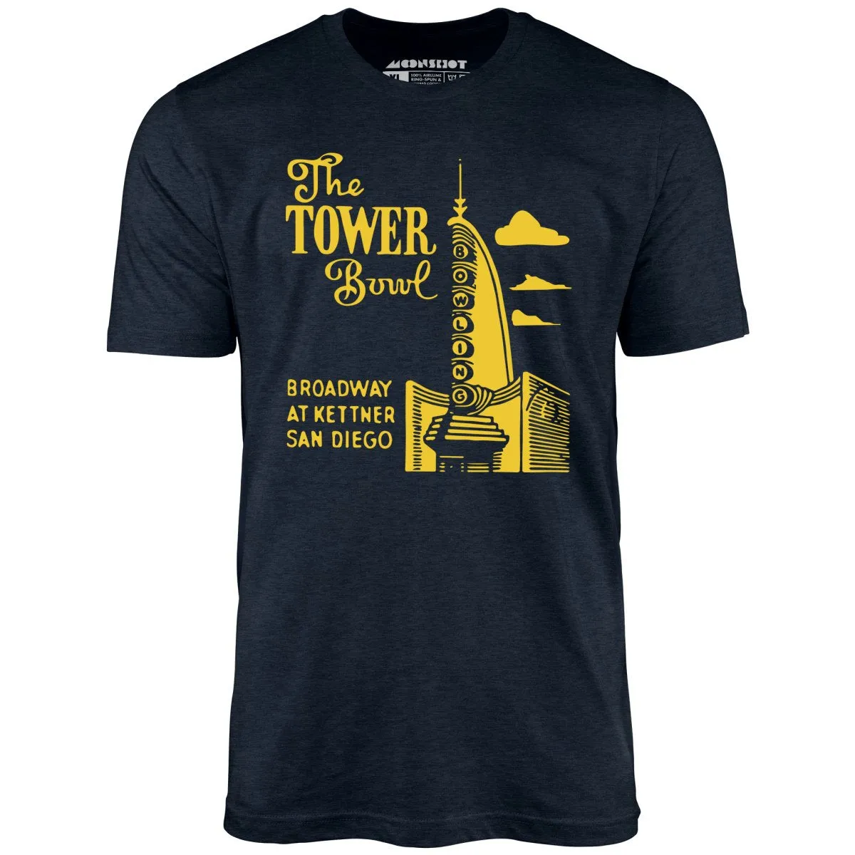 The Tower Bowl - San Diego, CA - Vintage Bowling Alley - Unisex T-Shirt