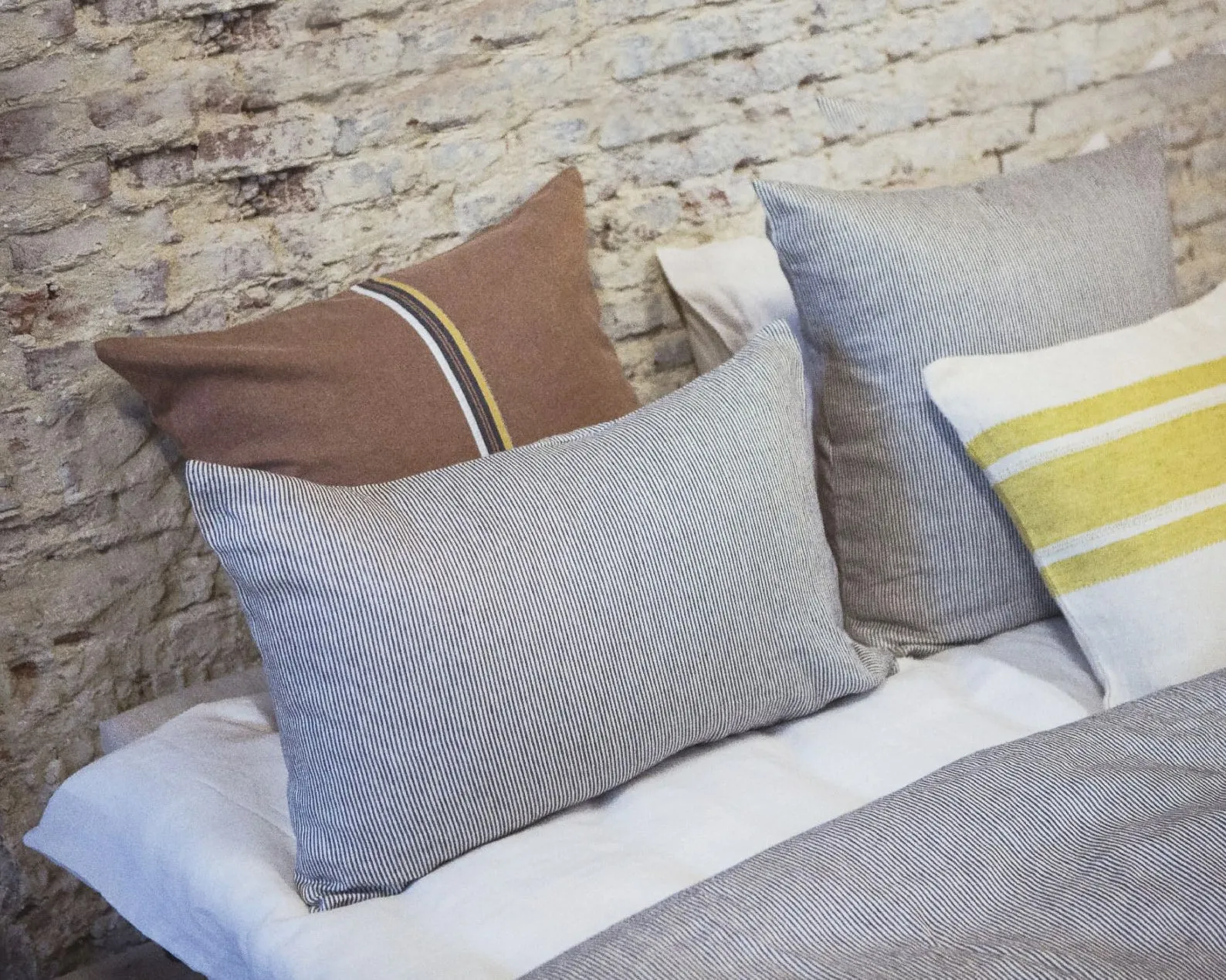 The Workshop Stripe | Pillow Sham, Pair