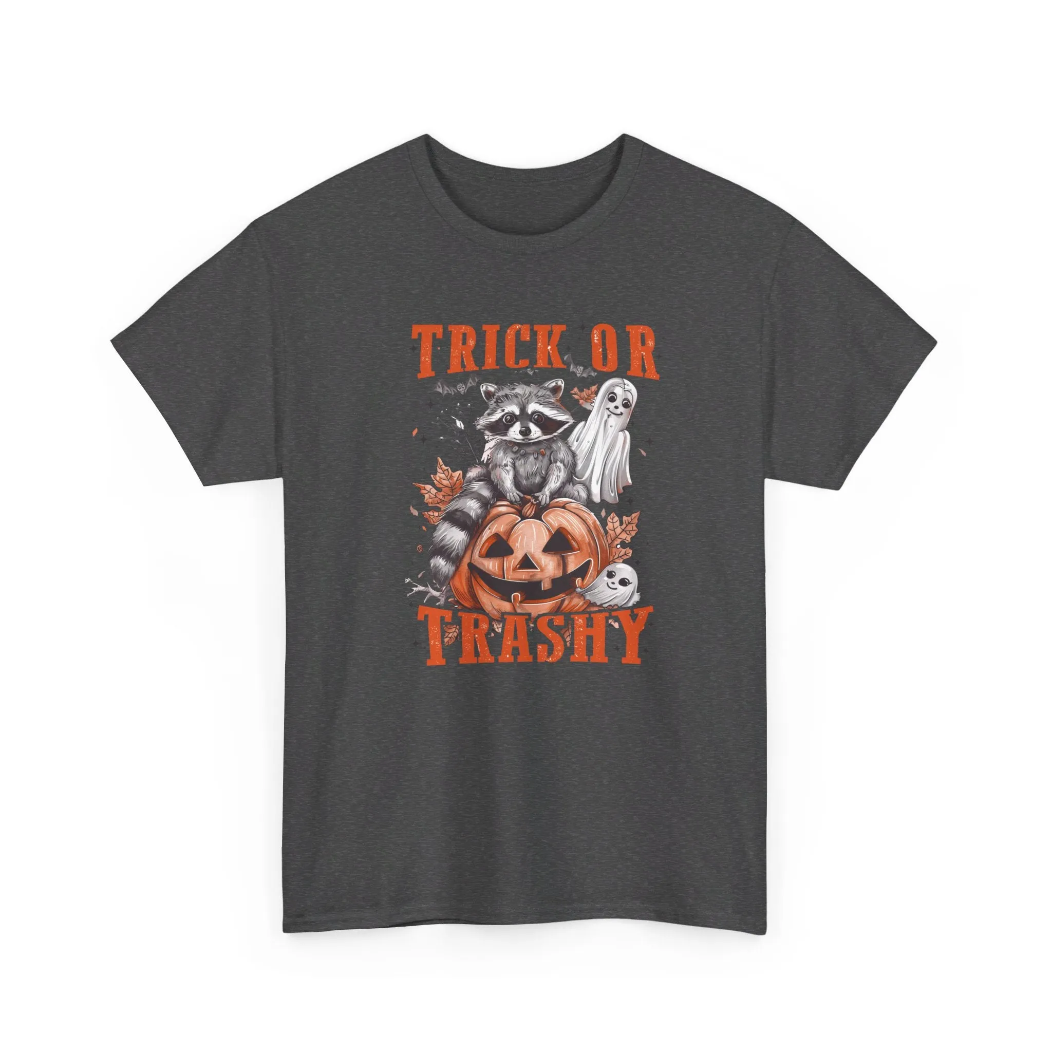 Trick or Trashy shirt, Raccoon Coffee shirt, Spooky Season, Fall Coffee Lover Hoodie, Halloween Pumpkin Shirt