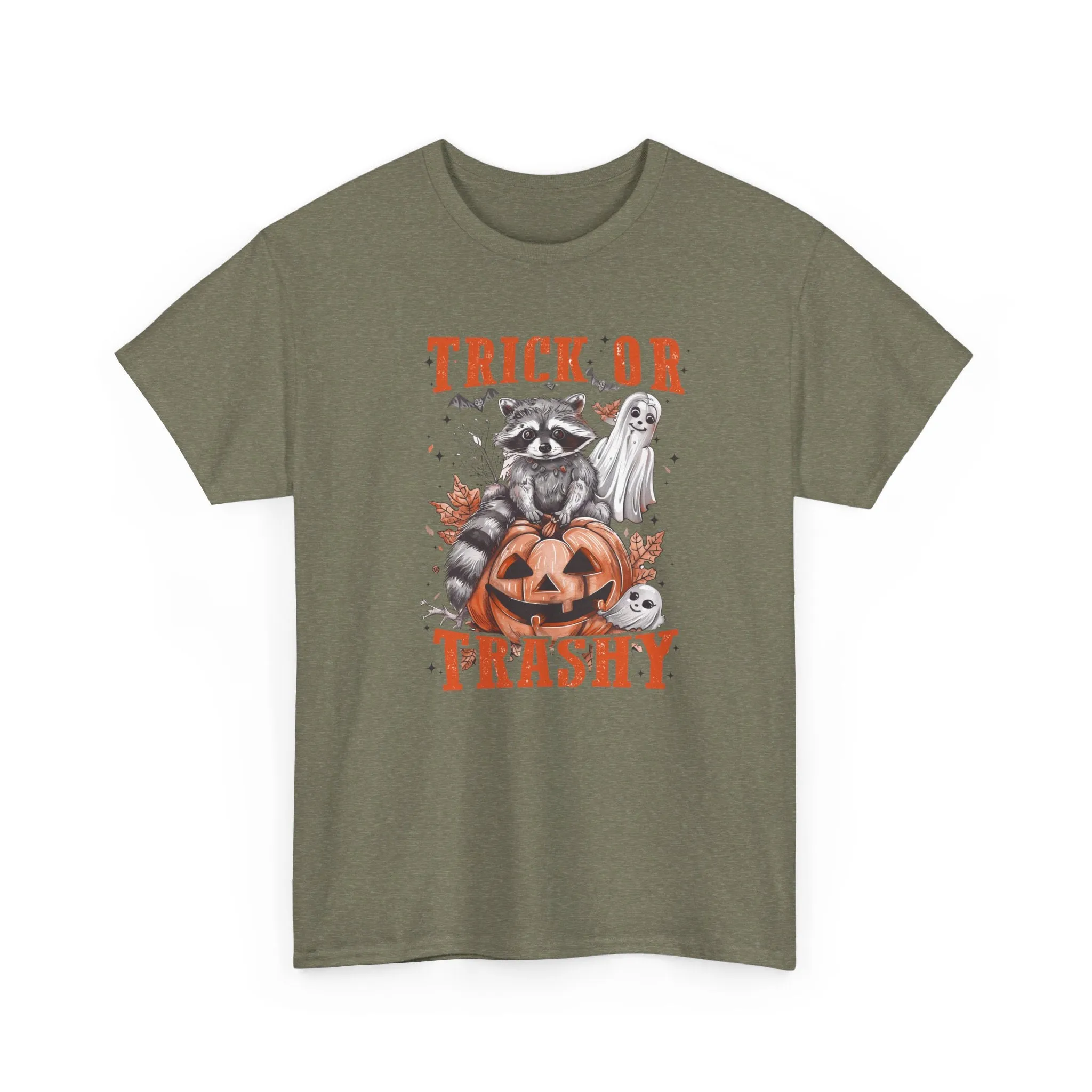 Trick or Trashy shirt, Raccoon Coffee shirt, Spooky Season, Fall Coffee Lover Hoodie, Halloween Pumpkin Shirt