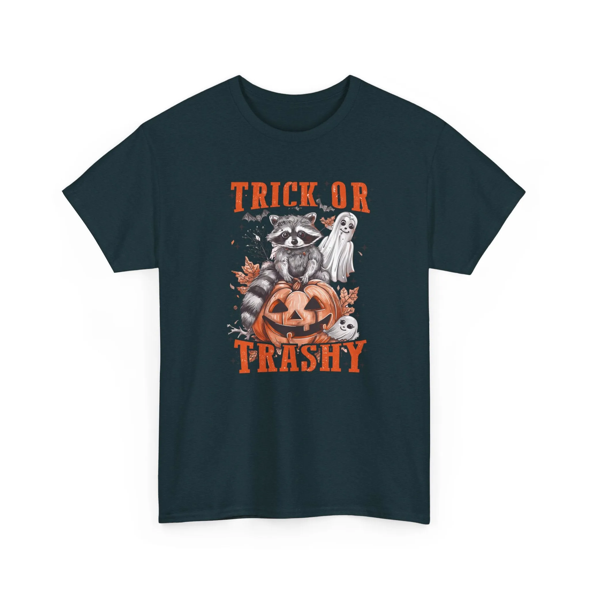 Trick or Trashy shirt, Raccoon Coffee shirt, Spooky Season, Fall Coffee Lover Hoodie, Halloween Pumpkin Shirt
