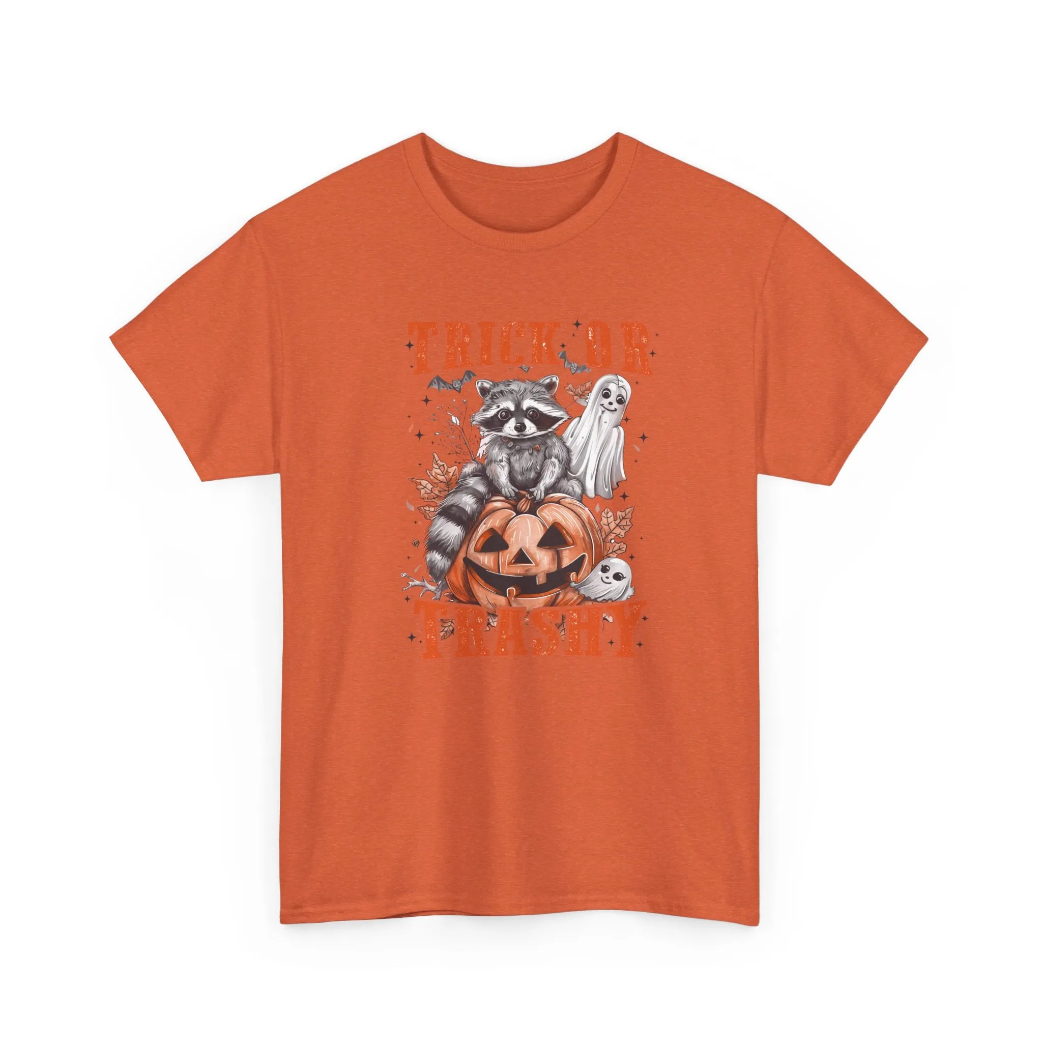Trick or Trashy shirt, Raccoon Coffee shirt, Spooky Season, Fall Coffee Lover Hoodie, Halloween Pumpkin Shirt