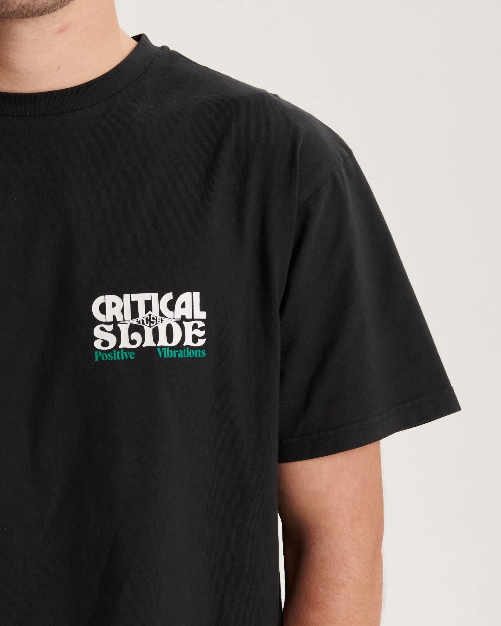 Vibrations Tee  - Vintage Black