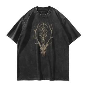 Viking Elk Washed T-Shirt