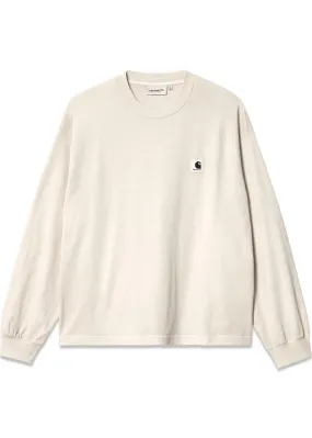 W' L/S Nelson T-shirt - Natural