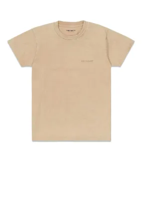 W' S/S Mosby Script T-Shirt - Dusty H Brown