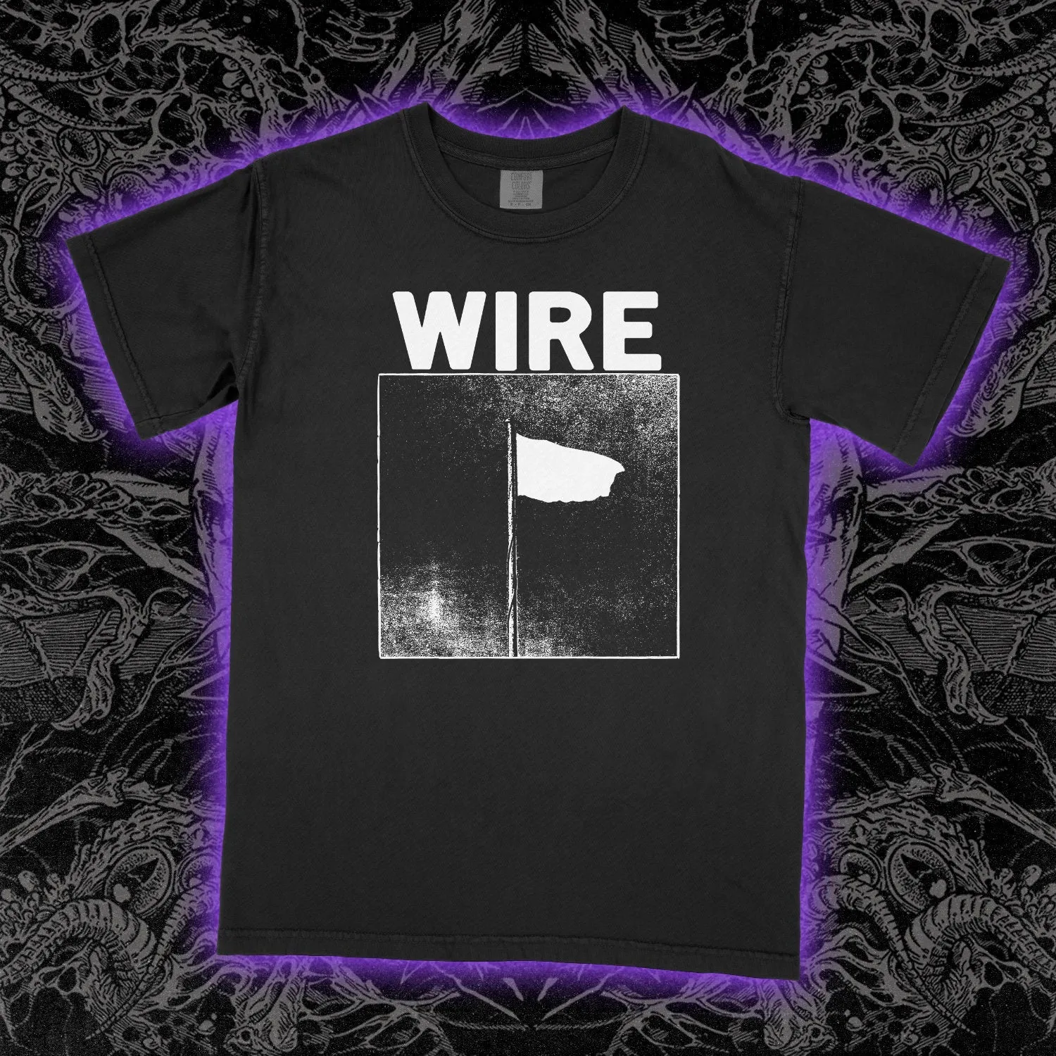 Wire Pink Flag