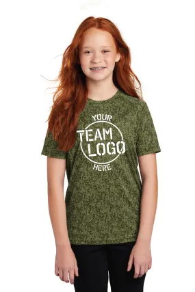 Youth Crossbar Digital Camo Tee